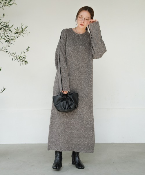 「Bab」 ニットワンピース M アイボリー レディース_画像2