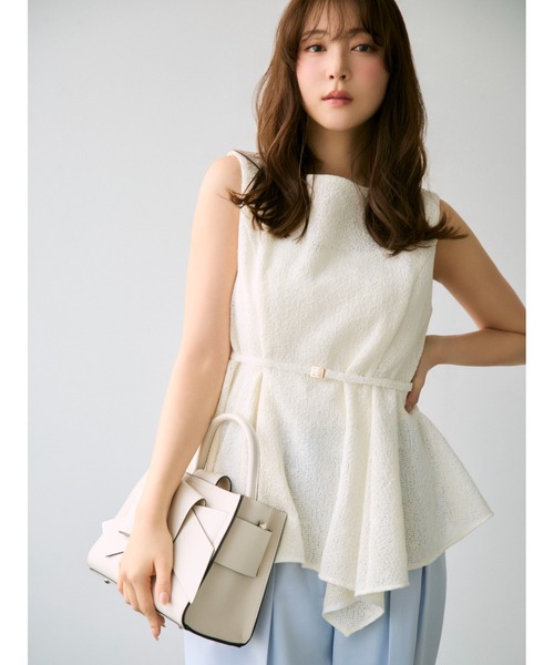 FRAY I.D（フレイ・アイディー） アシメペプラムチュニック レディース