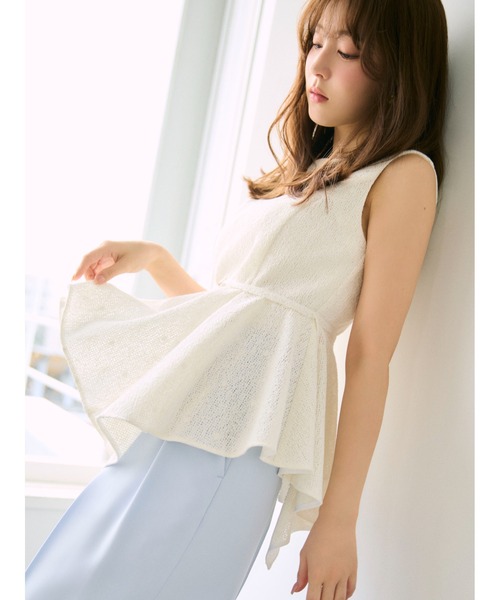 FRAY I.D（フレイ・アイディー） アシメペプラムチュニック レディース