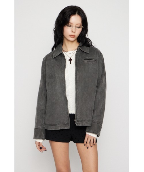 LAGUA GEM（ラグアジェム） ブルゾン アウター FAUX LEATHER BASIC