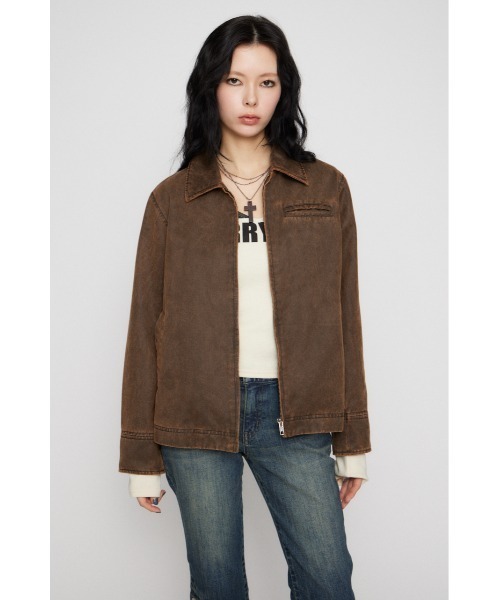 LAGUA GEM（ラグアジェム） ブルゾン アウター FAUX LEATHER BASIC