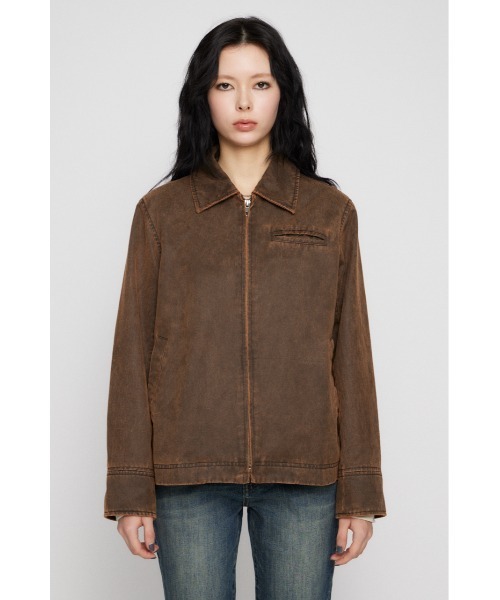 LAGUA GEM（ラグアジェム） ブルゾン アウター FAUX LEATHER BASIC