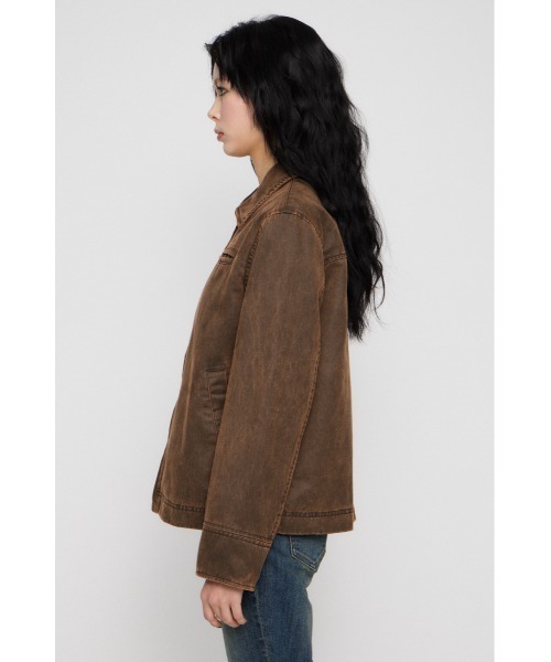 LAGUA GEM（ラグアジェム） ブルゾン アウター FAUX LEATHER BASIC