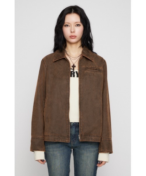 LAGUA GEM（ラグアジェム） ブルゾン アウター FAUX LEATHER BASIC