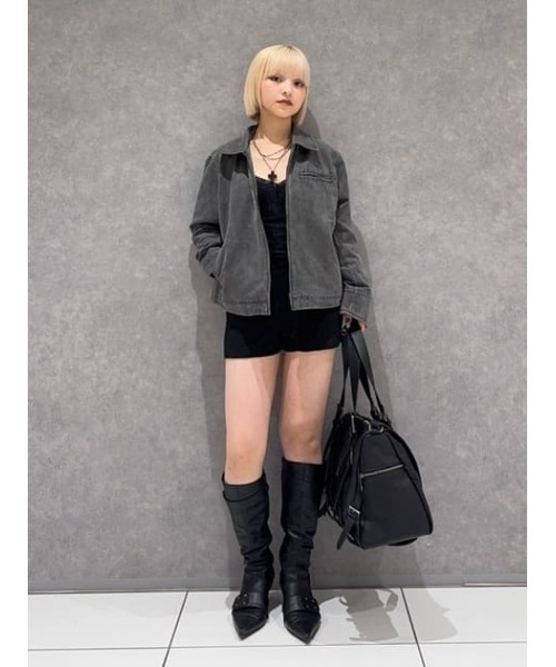 LAGUA GEM（ラグアジェム） ブルゾン アウター FAUX LEATHER BASIC