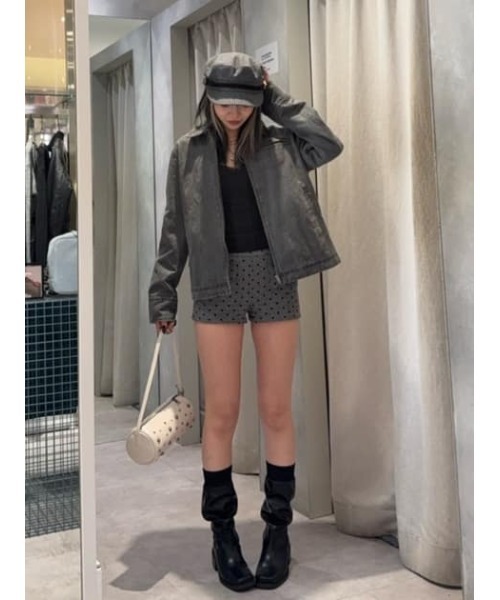 LAGUA GEM（ラグアジェム） ブルゾン アウター FAUX LEATHER BASIC