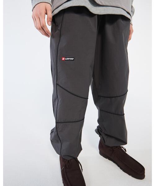 ワイドパンツ パンツ LOTTO　LINE NYLON PANTS メンズの画像