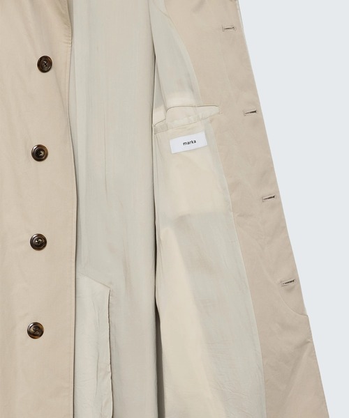ダウンジャケット ダウン 「marka」RAGLAN SLEEVE COAT メンズの画像