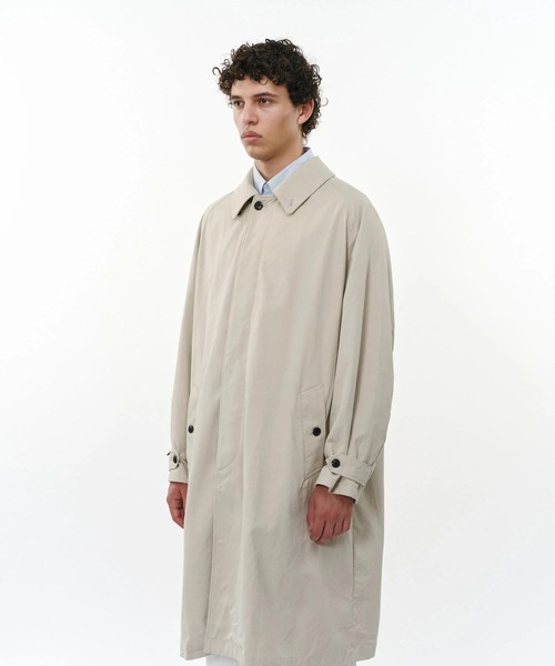 ダウンジャケット ダウン 「marka」RAGLAN SLEEVE COAT メンズの画像