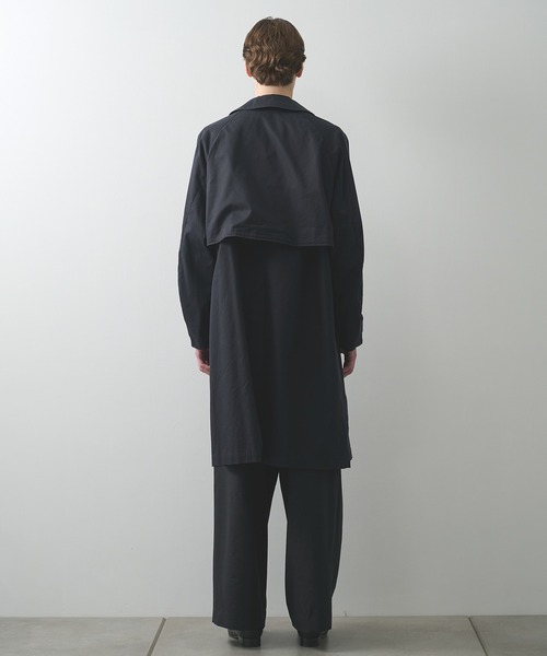 ダウンジャケット ダウン 「marka」RAGLAN SLEEVE COAT メンズの画像