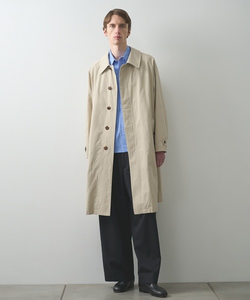 ダウンジャケット ダウン 「marka」RAGLAN SLEEVE COAT メンズの画像