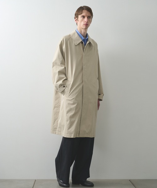 ダウンジャケット ダウン 「marka」RAGLAN SLEEVE COAT メンズの画像