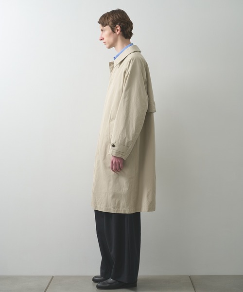 ダウンジャケット ダウン 「marka」RAGLAN SLEEVE COAT メンズの画像