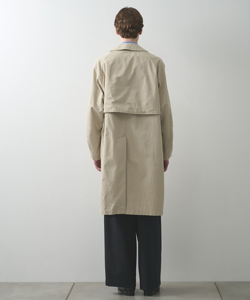 ダウンジャケット ダウン 「marka」RAGLAN SLEEVE COAT メンズの画像
