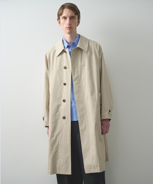 ダウンジャケット ダウン 「marka」RAGLAN SLEEVE COAT メンズの画像