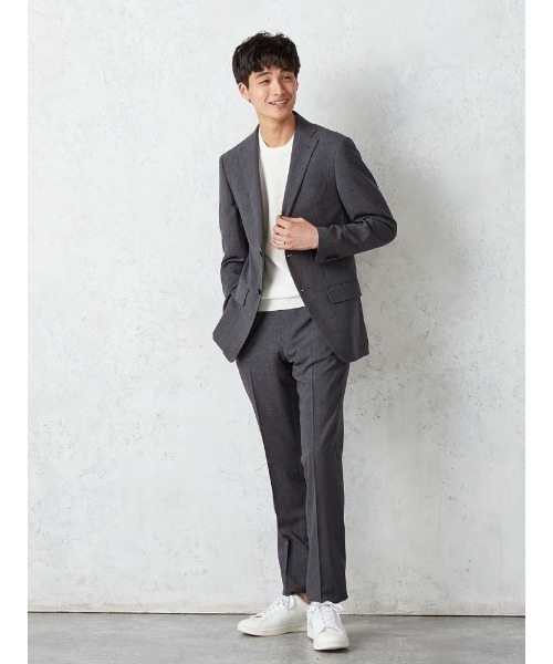 「Perfect Suit FActory」 スーツ AB4 グレー メンズの画像