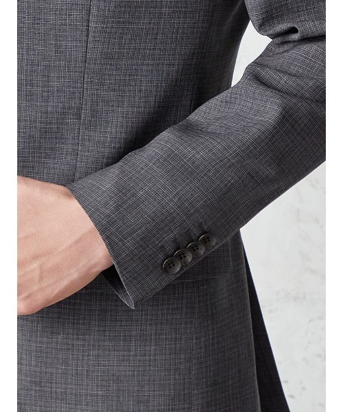 「Perfect Suit FActory」 スーツ AB4 グレー メンズの画像