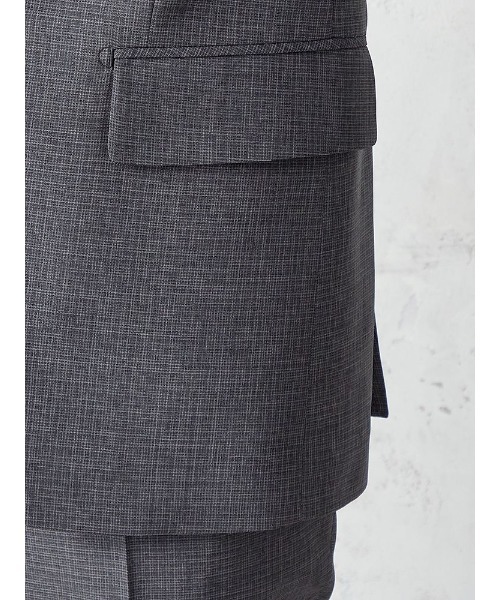 「Perfect Suit FActory」 スーツ AB4 グレー メンズの画像