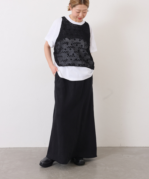 るる様、専用　JOURNAL STANDARD リネン100% スカート セール】レオパリネンスカート（スカート）｜JOURNAL STANDARD LUXE