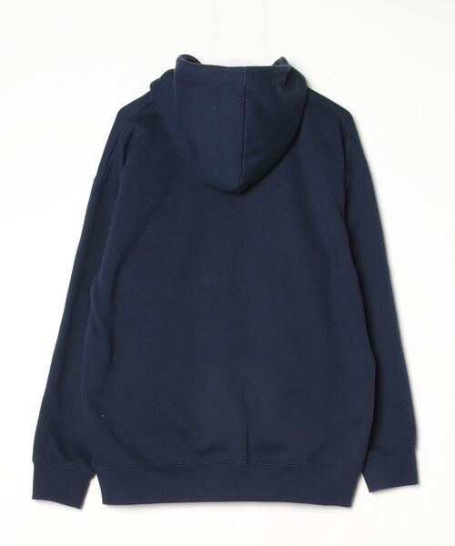 「UNIVERSAL OVERALL」 プルオーバーパーカー X-LARGE ネイビー レディース_画像2
