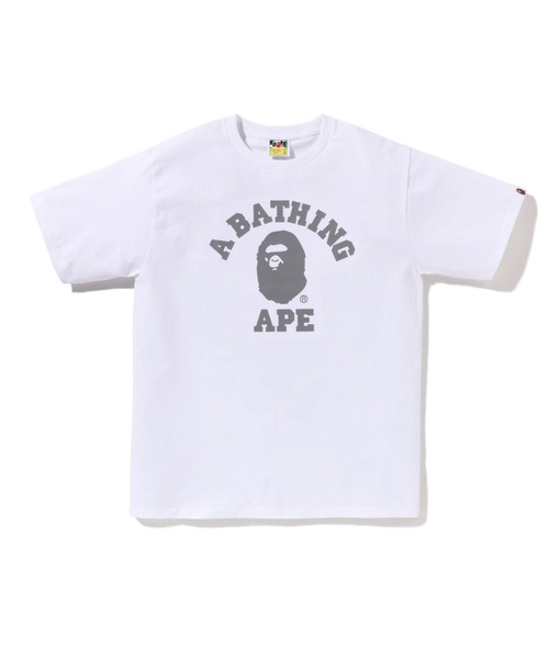 A BATHING APE（アベイシングエイプ） tシャツ REFLECTIVE ON COLLEGE