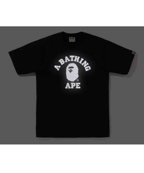 A BATHING APE（アベイシングエイプ） tシャツ REFLECTIVE ON COLLEGE