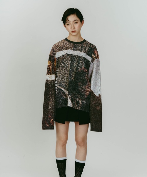 Knuth Marf（クヌースマーフ） tシャツ scenery print long sleeve tee