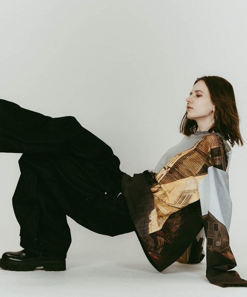 Knuth Marf（クヌースマーフ） tシャツ scenery print long sleeve tee