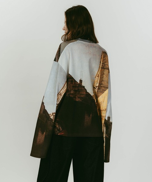 Knuth Marf（クヌースマーフ） tシャツ scenery print long sleeve tee