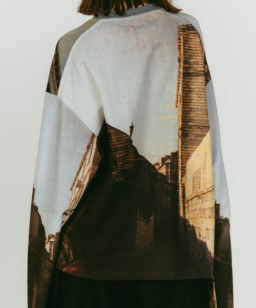 Knuth Marf（クヌースマーフ） tシャツ scenery print long sleeve tee