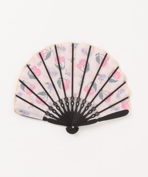 梅の花 扇子 専用ケース付き ANNA SUI（アナスイ） 扇子 うちわ 収納ケース付き扇子（チェリー