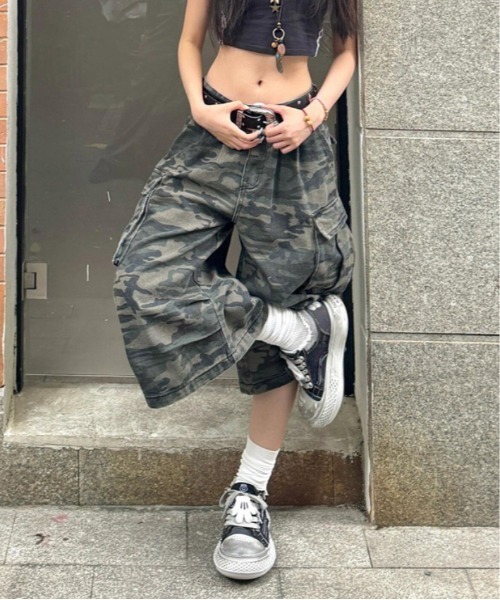 Evo+Revo（エボレボ） ワイドパンツ カーゴパンツ ”ストリートスタイル
