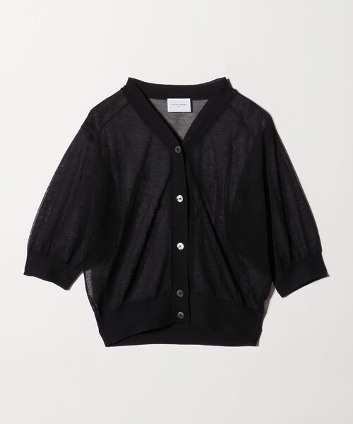 新品 UNITED ARROWSシアーVネックカーディガン フリーサイズ UNITED ARROWS（ユナイテッドアローズ） カーディガン シアー Vネック