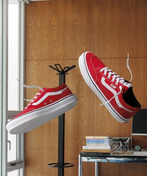 VANS（ヴァンズ） スニーカー FALKEN ファルケン V3830 SC2 RED/WHITE
