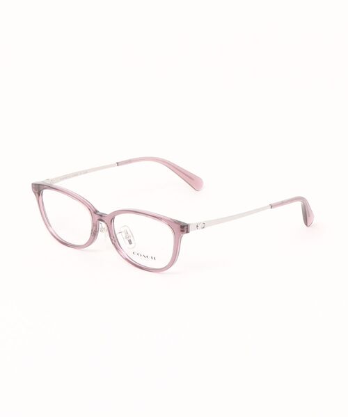 伊達メガネ メガネ 眼鏡 「COACH/コーチ」スクエア メガネ HC6295D 5677 51 パープル レディース メンズ