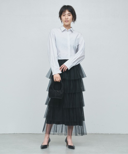 「GALLARDAGALANTE」 長袖シャツ FREE ブルー レディース_画像3