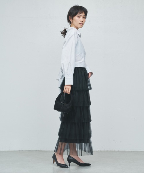 「GALLARDAGALANTE」 長袖シャツ FREE ブルー レディース_画像4