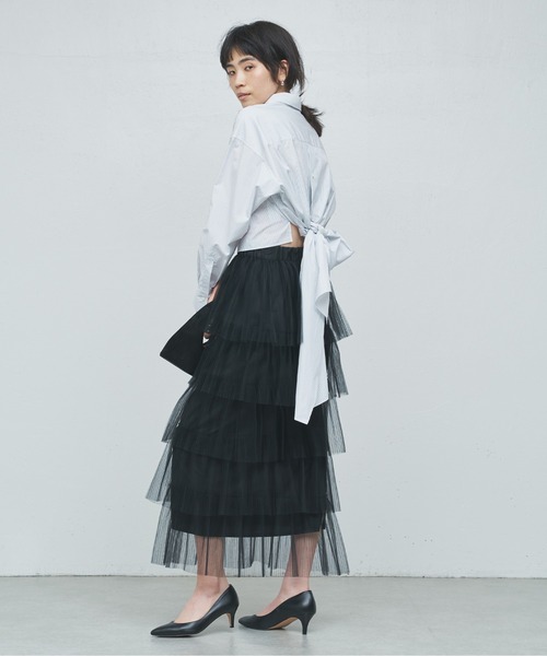 「GALLARDAGALANTE」 長袖シャツ FREE ブルー レディース_画像5