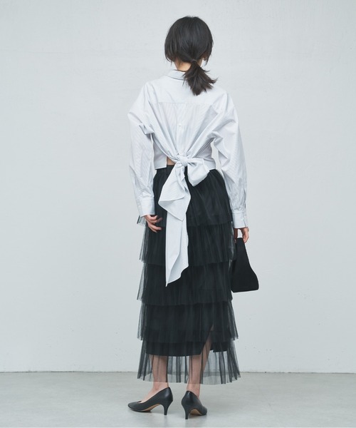 「GALLARDAGALANTE」 長袖シャツ FREE ブルー レディース_画像6