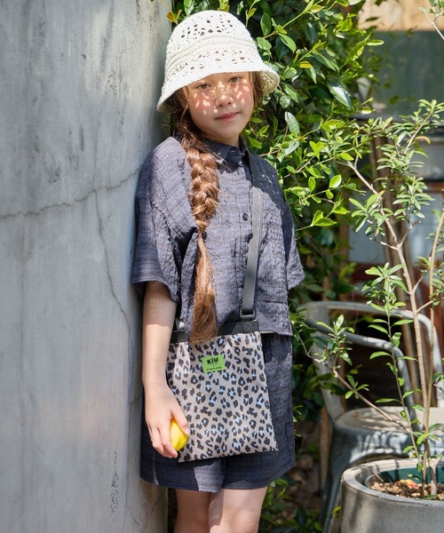 オールインワン 3SETレースチェックセットアップ/661485 キッズ 子供服 女の子の画像