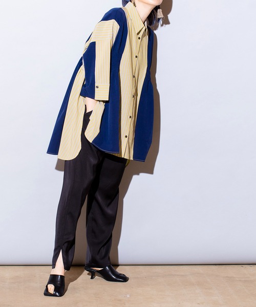 「OSMOSIS」 長袖シャツ ONE SIZE イエロー レディース_画像7