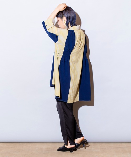 「OSMOSIS」 長袖シャツ ONE SIZE イエロー レディース_画像8
