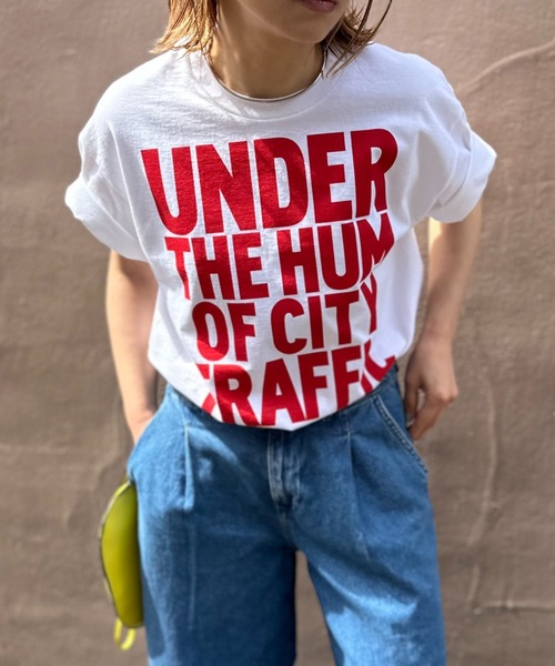mi via loca tシャツ 半袖 「GILDAN」UNDER THE HUM OF CITY TRAFFIC