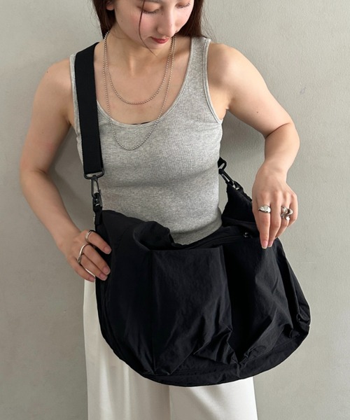 一澤帆布　トートバッグ　ショルダーバック　ブラック　A4サイズ収納可　2way トートバッグ 「A4収納可」2WAYナイロンショルダーバッグ ポケット多数