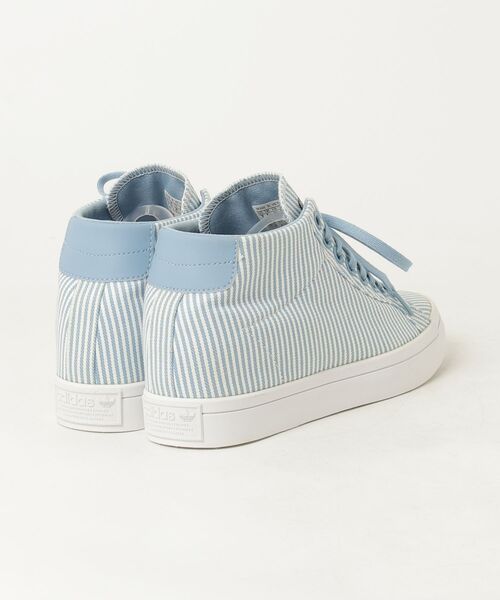 adidas（アディダス） ハイカットスニーカー 24cm ブルー レディース 