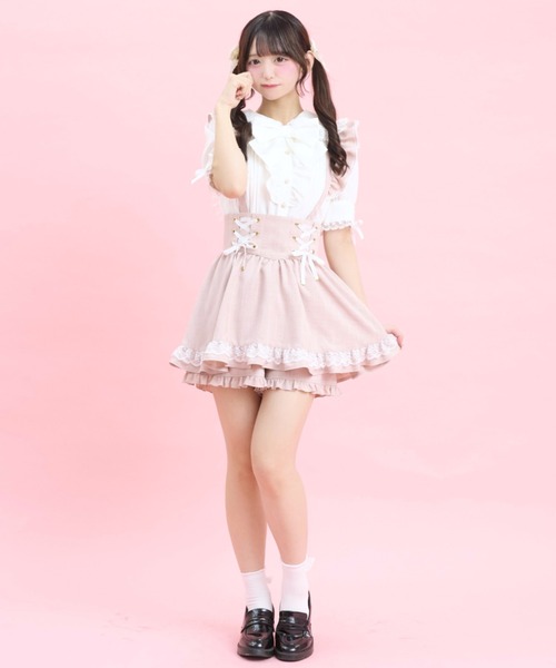 Secret Honey（シークレットハニー） スカート ハート型ハトメレース