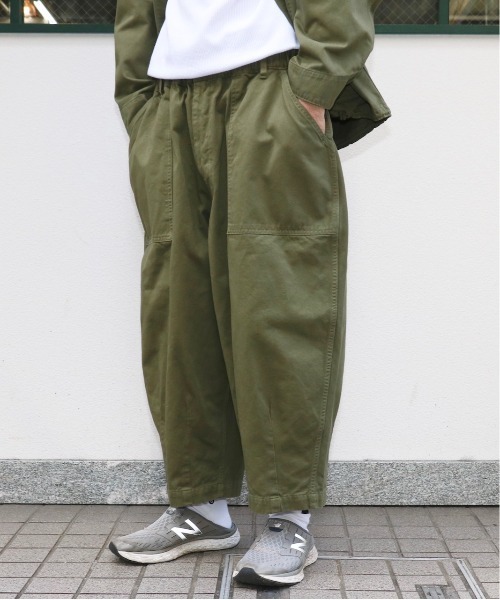 「HARVESTY」 「GUNG HO」イージーパンツ 0 ブラック レディース_画像7
