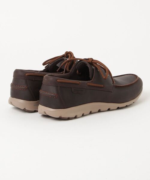「ROCKPORT」 デッキシューズ 26.5cm ダークブラウン メンズ_画像2