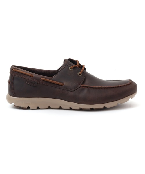 「ROCKPORT」 デッキシューズ 26.5cm ダークブラウン メンズ_画像4