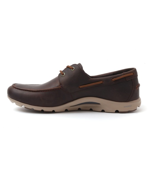 「ROCKPORT」 デッキシューズ 26.5cm ダークブラウン メンズ_画像5